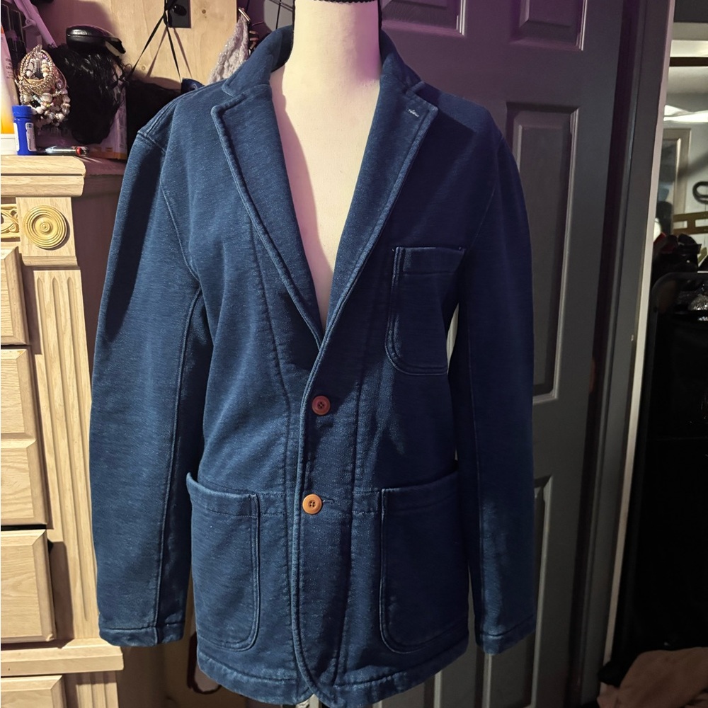 NWOT J Crew KNIT GOODS NY Blue Casual Blazer